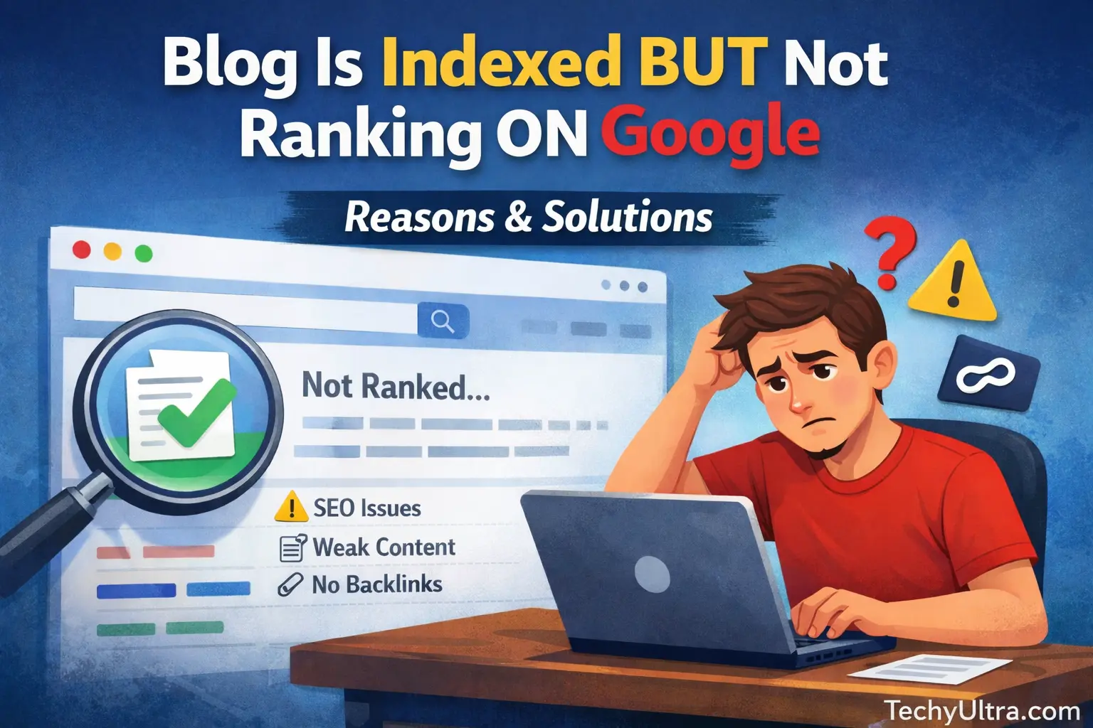 Blog Is Indexed but Not Ranking on Google Reasons & Solutions