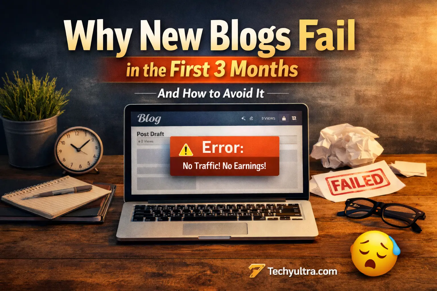 Why New Blogs Fail in the First 3 Months (And How to Avoid It)