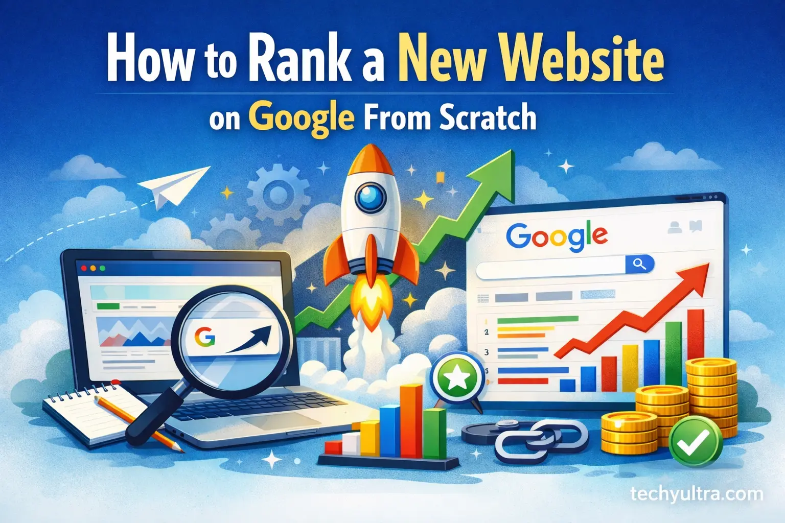 How to Rank a New Website on Google From Scratch