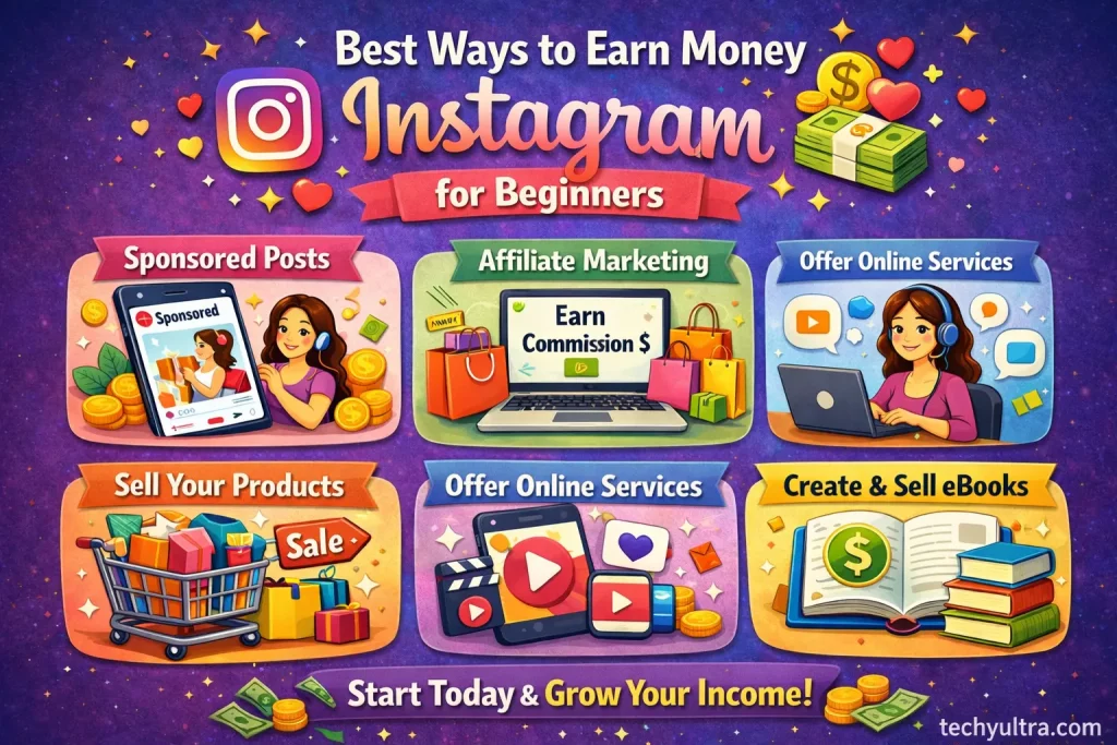 Ways to Earn Money from Instagram for Beginners