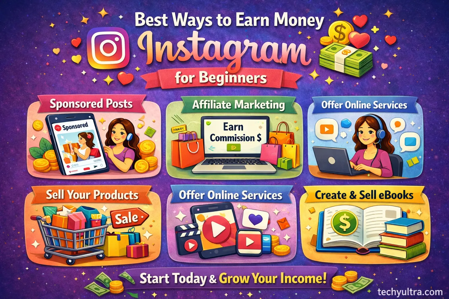 Ways to Earn Money from Instagram for Beginners