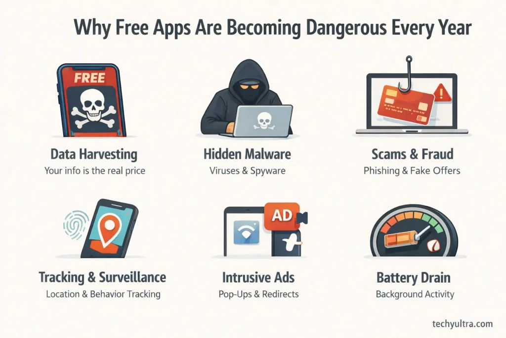 Why Free Apps Are Becoming Dangerous Every Year