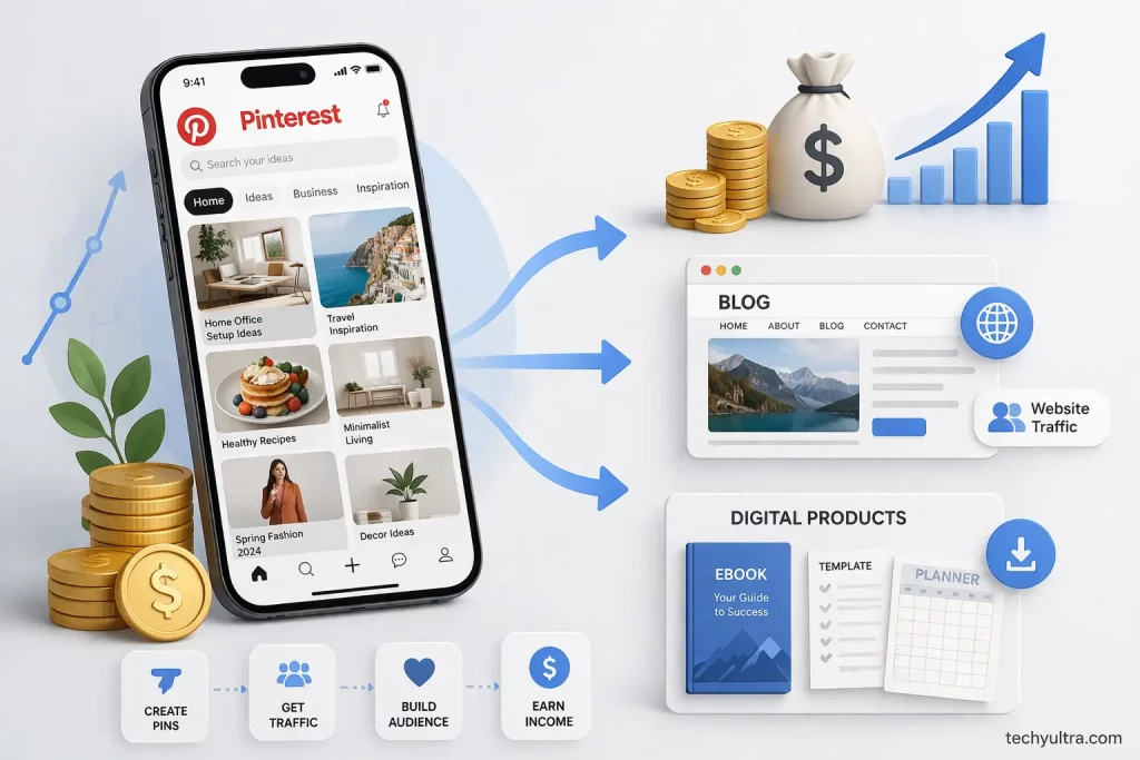 How to Make Money from Pinterest in Easiest Way
