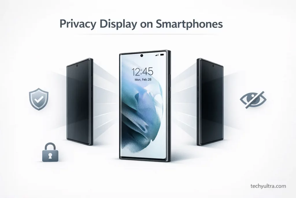 Privacy Display on Smartphones